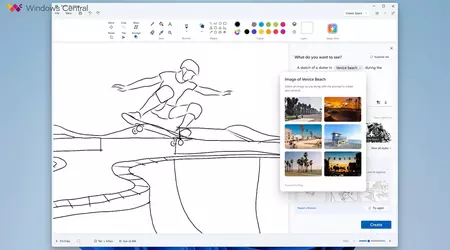 Microsoft Paint for Windows 11 vil legge til kunstig intelligens-algoritmer for bildemanipulering
