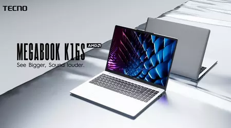 Tecno introduserer rimelig MegaBook K16S bærbar PC med Ryzen 5-prosessor