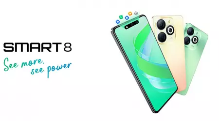 Infinix Smart 8 - UNISOC T606, 90Hz LCD-skjerm, Android 13 og 13MP kamera til en pris på $100