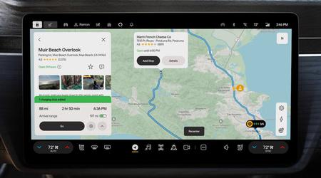 Rivian har bygget Google Maps inn i sine elektriske biler