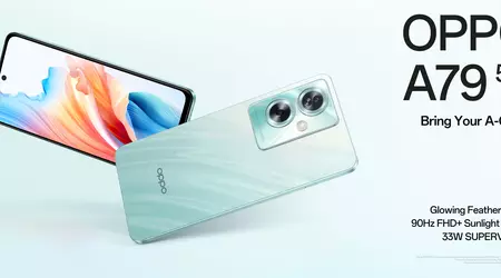 OPPO A79 5G: 90 Hz-skjerm, MediaTek Dimensity 6020-chip, 50 MP-kamera og 5000 mAh-batteri med 33W-lading