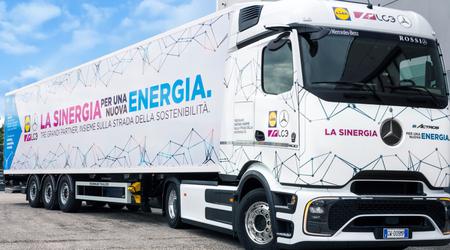Supermarkedkjeden Lidl har blitt den første brukeren av den elektriske Mercedes-Benz eActros 600 i Italia