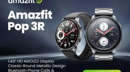 Amazfit Pop 3R: Prisgunstig smartklokke med SpO2-sensor og 12 dagers batterilevetid for 42 dollar
