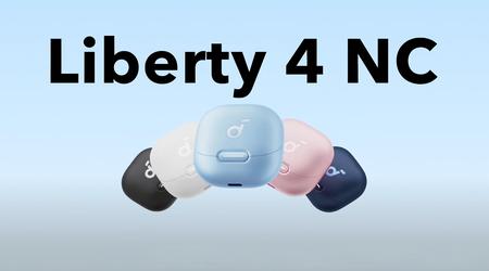 Soundcore by Anker Liberty 4 NC med ANC og opptil 60 timers batteritid er tilgjengelig på Amazon med en rabatt på 25,49 dollar.