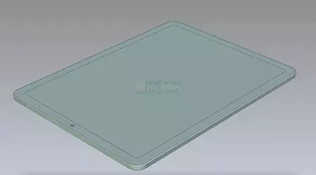 Touch ID, USB-C-port og stor skjerm: 12,9-tommers iPad Air vist på CAD-renderinger