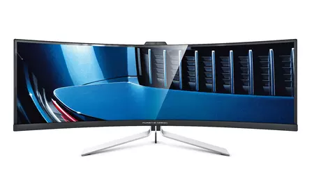 AOC og Porsche Design vil lansere en buet 49-tommers skjerm med 240 Hz-panel