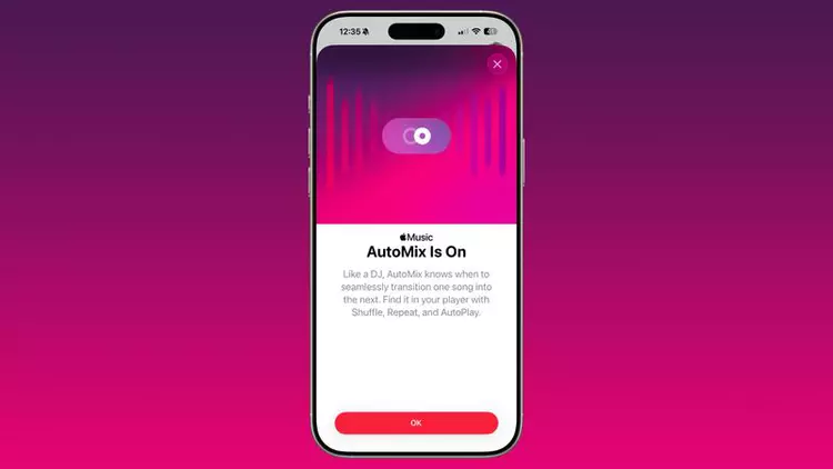 AutoMix i iOS 26 legger til ...
