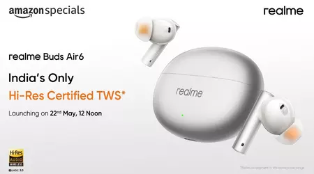 TWS realme Buds Air 6-hodetelefoner med ANC og LHDC-støtte vil debutere ved den globale lanseringen av realme GT 6T