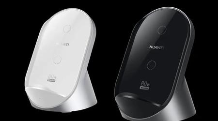 Huawei har avduket en 80 W vertikal trådløs ladestasjon.