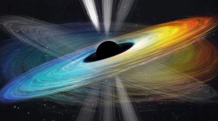 Forskere har gjennom 22 års observasjoner funnet ut at et supermassivt svart hull med en masse på 6,5 milliarder soler i sentrum av galaksen M87 roterer og ødelegger alt innenfor en radius på 5000 lysår.