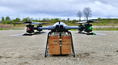 Ideen til de væbnede styrker i Ukraine: Den amerikanske hær tester levering af blod med droner