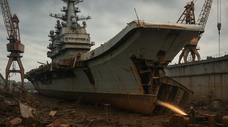 Admiral Kuznetsov kan sendes for skrap: Russland stopper reparasjonen av sitt eneste hangarskip