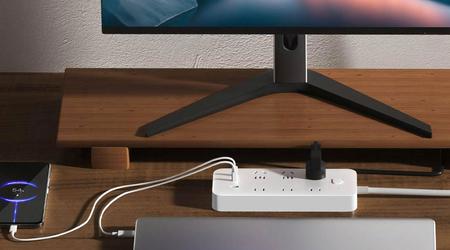 Xiaomi har introdusert en overspenningsvern med uttak, USB-porter og 67W strøm for $ 14