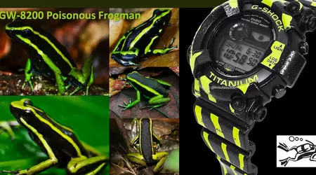Casio Frogman GW-8200TPF Poison Dart-klokken lekket før den offisielle kunngjøringen