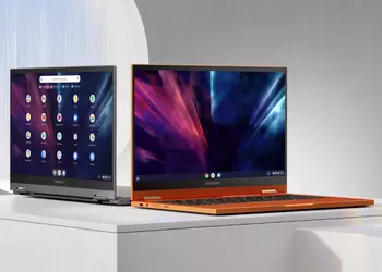 Den kommende Galaxy Chromebook Plus kan ...