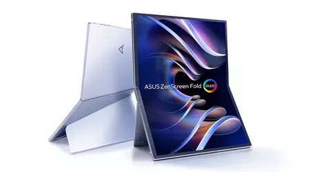 CES 2024: ASUS avduket ZenScreen Fold OLED MQ17QH-skjermen med en 17,3-tommers fleksibel OLED-skjerm.