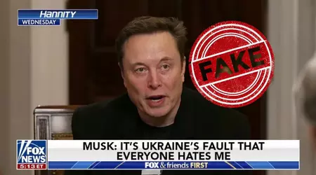 Fusk på sosiale medier: Elon Musk sa egentlig ikke at alle hater ham på grunn av ukrainerne