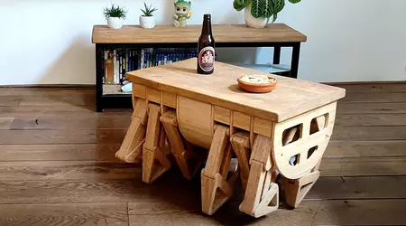 Carpentopod: et salongbord som kan gå (ja, det kan bringe deg en øl)