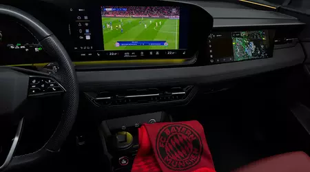 Å se en fotballkamp i en trafikkork: Audi har integrert DAZN i sitt multimediasystem