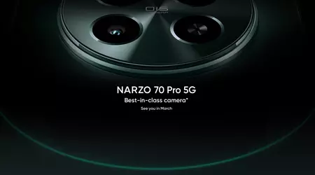 Nå er det offisielt: realme avduker Narzo 70 Pro 5G med et 50 MP Sony IMX890-hovedkamera i mars.