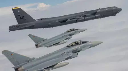 B-52H Stratofortress atombombefly fløy nær den russiske grensen