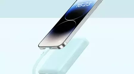 Baseus har avduket et 10 000 mAh-batteri med innebygd kabel og trådløs lading.