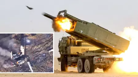 HIMARS traff utskytningsrampene, styringssystemet og radaren til et sjeldent russisk S-300V4 Antey bakke-til-luft-missilsystem som kan avskjære ballistiske missiler.