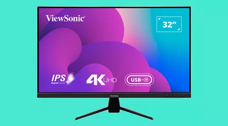 ViewSonic VX3267U: 32-tommers 4K IPS-skjerm med 65W Power Delivery-støtte 