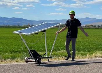 En ødelagt gyroscooter har blitt omgjort ...