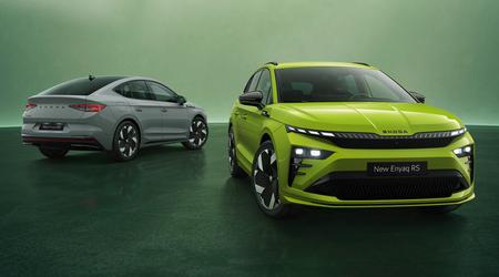 Škoda Enyaq RS og Enyaq Coupé RS har fått oppdatert design og utstyr