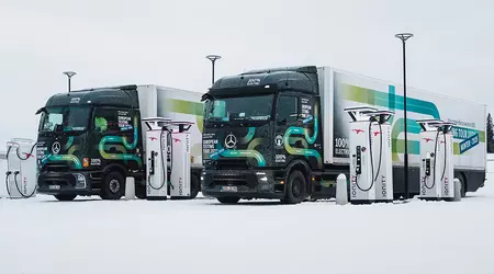 Mercedes eActros 600 testet på nytt om vinteren - forbruket økte med 25 prosent og noen ganger 50 prosent