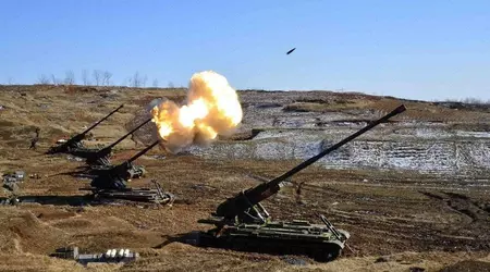 Koreanske M1989 Koksan langtrekkende selvdrevne artillerisystemer oppdaget i Russland