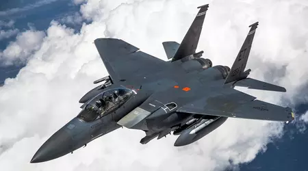 F-15EX Eagle II med AMRAAM- og JASSM-missiler kan bli tidenes tyngst bevæpnede jagerfly.