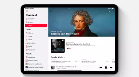 Apple Music Classical-appen er nå tilgjengelig for iPad