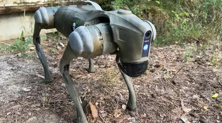Ukrainsk militær monterer "robothund" på tungt multikopter 