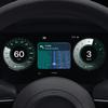 CarPlay Ultra-instrumentpanel med kart i miniatyr