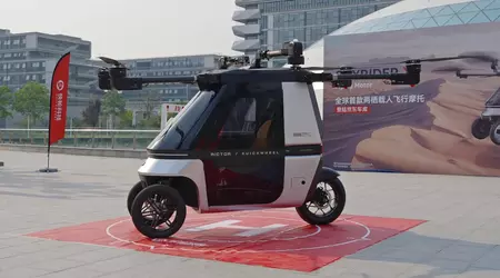 Flying tricycle Kuickwheel Skyrider X6 ble solgt på auksjon for $ 60 000