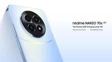 Realme Narzo 70x 5G: 120 Hz IPS-skjerm, MediaTek Dimensity 6100+-brikke, 50 MP-kamera og 45 W lading for 144 dollar.