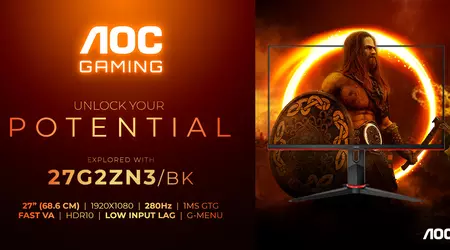 AOC AGON 27G2ZN3/BK - spillmonitor med 280Hz støtte for $240