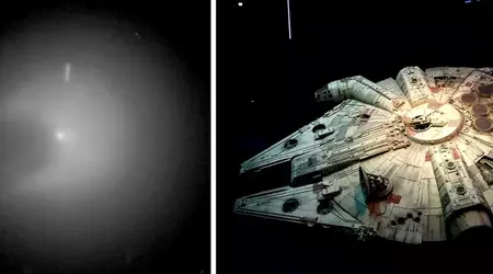 Komet 12P/Pons-Brooks ble plutselig 100 ganger sterkere og forvandlet seg til Millennium Falcon fra Star War.