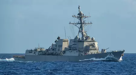 Den amerikanske marinen har sendt destroyeren USS Ralph Johnson i Arleigh Burke-klassen, som kan bære Tomahawk kryssermissiler, til Sørkinahavet.