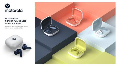 Moto Buds: 12,4 mm drivere, Bluetooth 5.3, Hi-Res Audio, ANC og opptil 42 timers batterilevetid for €60