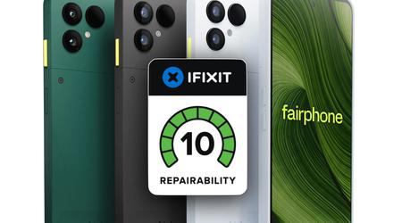iFixit gir Fairphone 6 maksimum 10/10 for reparerbarhet
