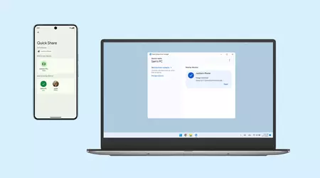 Google har oppdatert Quick Share for Windows