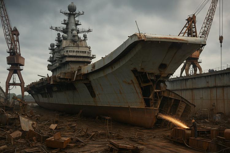 Admiral Kuznetsov kan sendes for skrap: ...