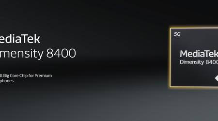 MediaTek har avduket sin nye Dimensity 8400-brikke, som er bygget på samme arkitektur som flaggskipet Dimensity 9400-brikken