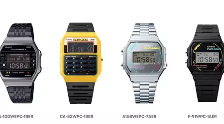 Casio Pac-Man-klokkekolleksjon: lyse modeller med Bluetooth og kalkulator tilgjengelig i Europa