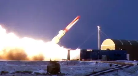 Den russiske presidenten kunngjorde den vellykkede testen av det atomdrevne kryssermissilet SSC-X-9 Skyfall med global rekkevidde.