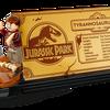 Informasjonstavle og stativ for T-Rex