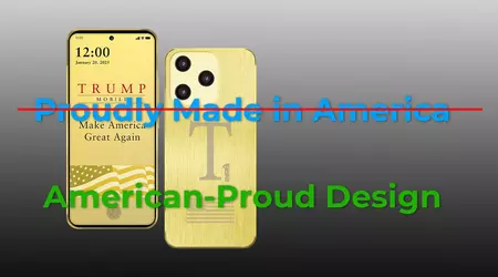Skandale. Trump Mobile har fjernet "Made in America"-inskripsjonen fra nettstedet for sin gullsmarttelefon